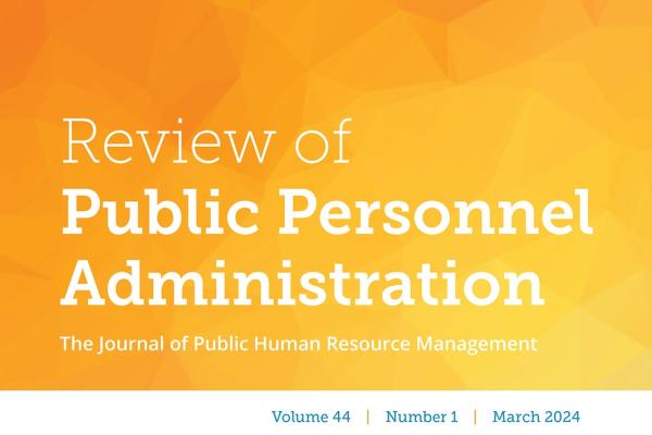 Review of Public Personnel Administration Journal Cover