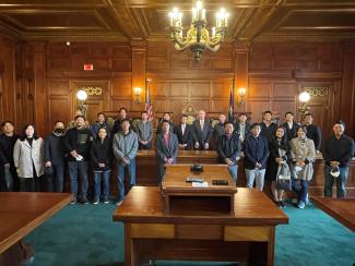 2021 Cohort pictured with the Kentucky Supreme Court