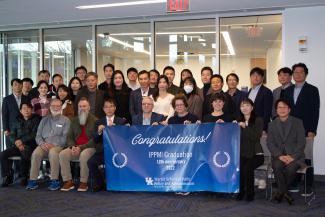 2022 IPPMI Cohort pictured together after the 2022 Fall graduation ceremony