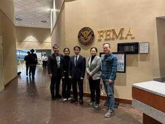 Dr. Kim and IPPMI program participants at FEMA in Washington, D.C. 