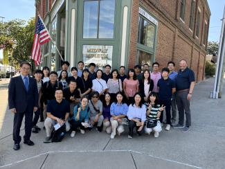 The IPPMI cohort in Midway for a field visit. 