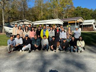 The IPPMI 2024 Fall cohort visit Lake Cumberland.