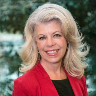 Portrait photo of Martin School board member Brigitte Blom.